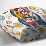 Congrat On Being My Bestie - Personalized Bestie Throw Pillow