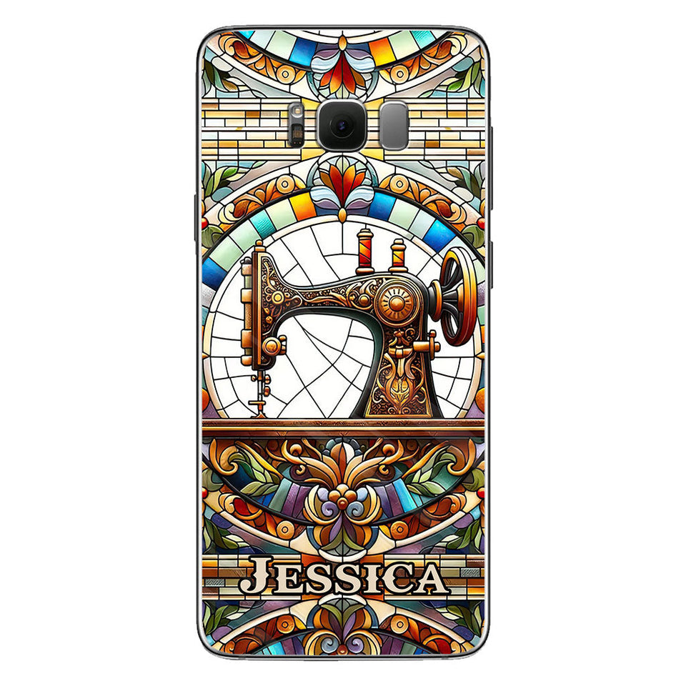 Colorful Sewing Machine - Personalized Sewing Phone Case