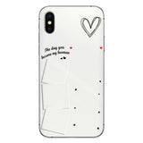 The Day You Became My Hooman Dog Cat Pet Lover Custom Photos And Calendar - Personalized Dog Clear Phone Case
