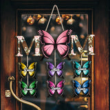 Mother And Children Butterfly - Personalized Mother Pallet Wood Sign