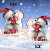 You & Me This Christmas - Personalized Couple Ornament