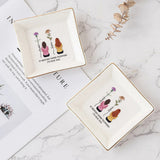 If Beties Were Flower - Personalized Bestie Jewelry Dish