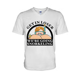 Get In Loser Funny Snorkeler - Personalized Scuba Diving T-shirt And Hoodie