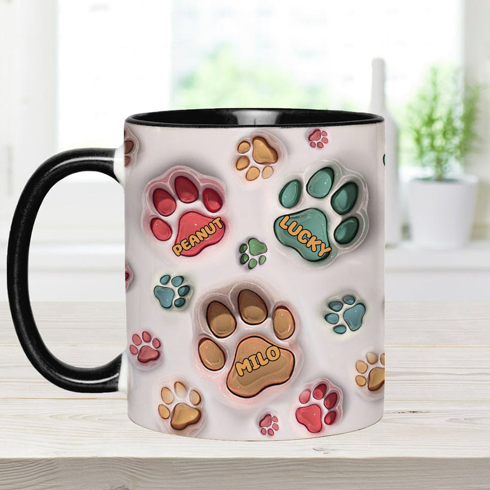 Best Dog Mom Dog Dad Cat Mom Cat Dad Ever - Personalized Dog Accent Mug