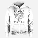 Just A Girl Who Loves Dogs - Personalized Dog All Over Shirt