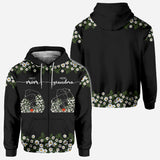 First Mom Now Grandma Bear Daisy - Personalized Grandma All Over Shirt