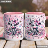 Cute Spooky Halloween Highland Cow - Personalized Accent Mug