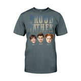 Proud Father Mother Of A Few Dumbass Kids - Personalized Father T-shirt And Hoodie