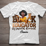 Black Educator - Personalized African American T-shirt And Hoodie