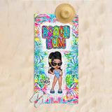 Beach Bum - Personalized Sea Lover Beach Towel