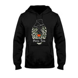 Floral Mama Bear And Cubs Hugging - Personalized Mother T-shirt And Hoodie
