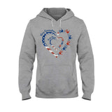 First Mom Now Grandma - Personalized Grandma T-shirt And Hoodie