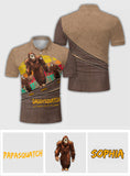 Dadsquatch - Personalized Father Polo Shirt