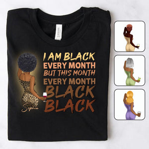 Blackity Black - Personalized African American T-shirt And Hoodie