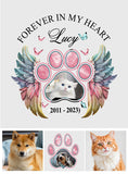 Forever In My Heart - Personalized Dog Decal Die Cut