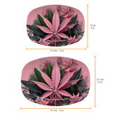 Pink Stoner Chick - Personalized Weed Plate