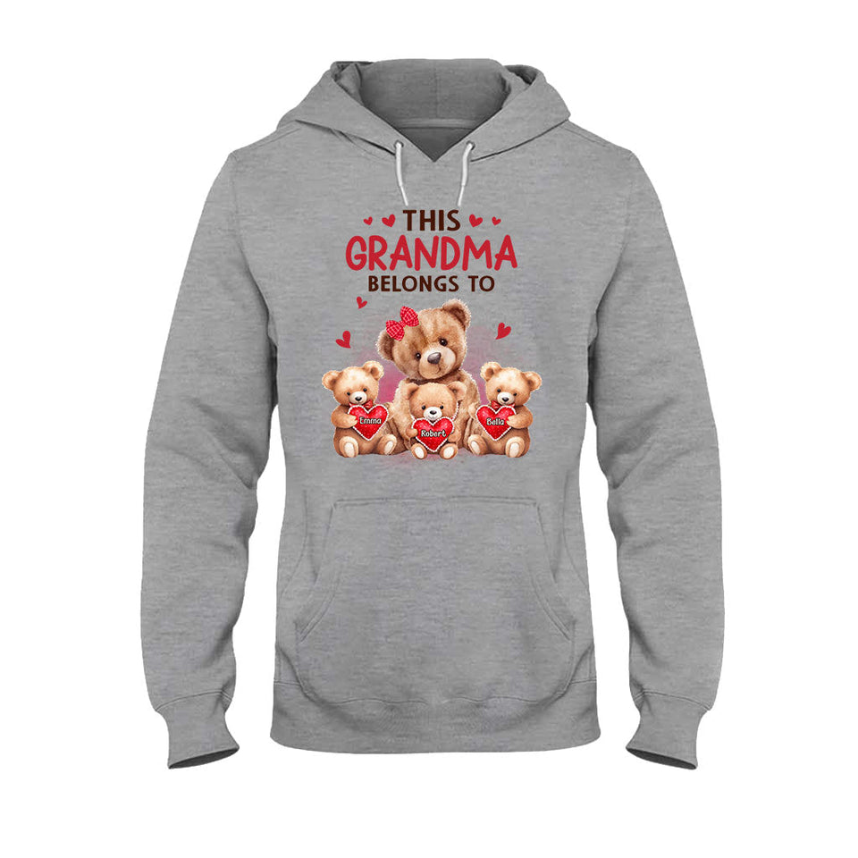 This Grandma Belongs To - Personalized Grandma T-shirt And Hoodie