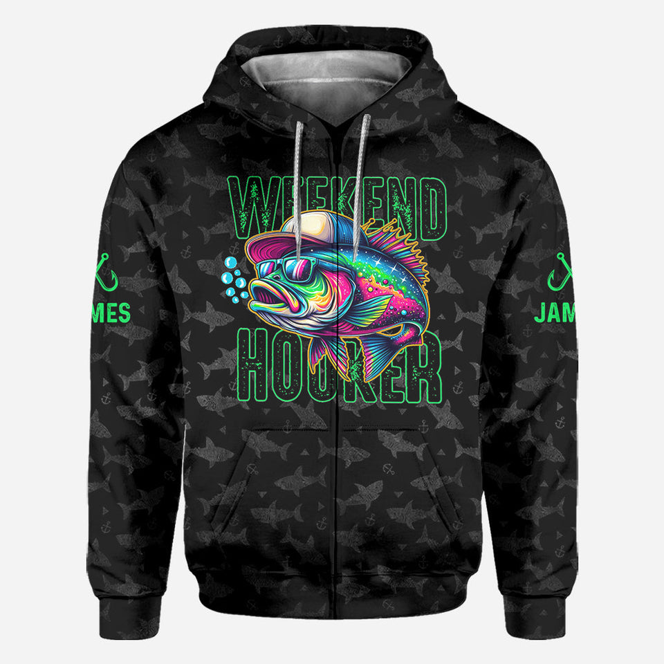 Weekend Hooker - Personalized Fishing All Over Shirt