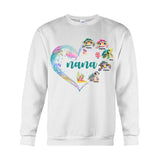 Nana's Little Turtle - Personalized Grandma T-shirt And Hoodie