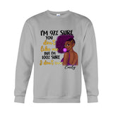 I Don't Care - Personalized African American T-shirt And Hoodie