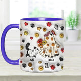Cute Ghosts - Personalized Cat Accent Mug