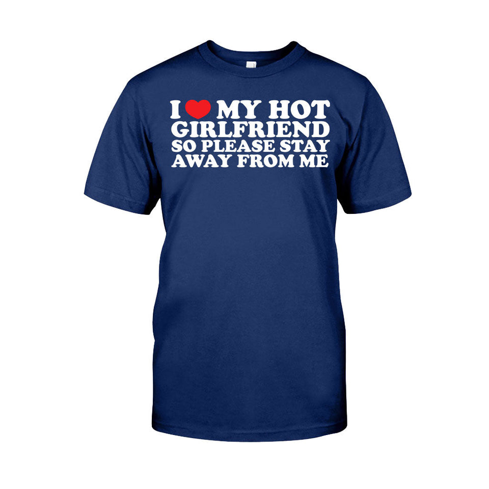 I Love My Girlfriend - Personalized Couple T-shirt And Hoodie