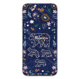 Mama Bear Floral - Personalized Mother Phone Case