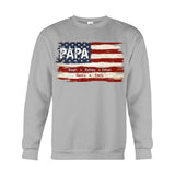 Dad's Life 4th Of July - Personalized Father T-shirt And Hoodie