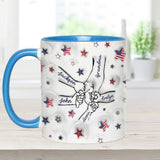Proud Grandma Mom Aunt - Personalized Grandma Accent Mug