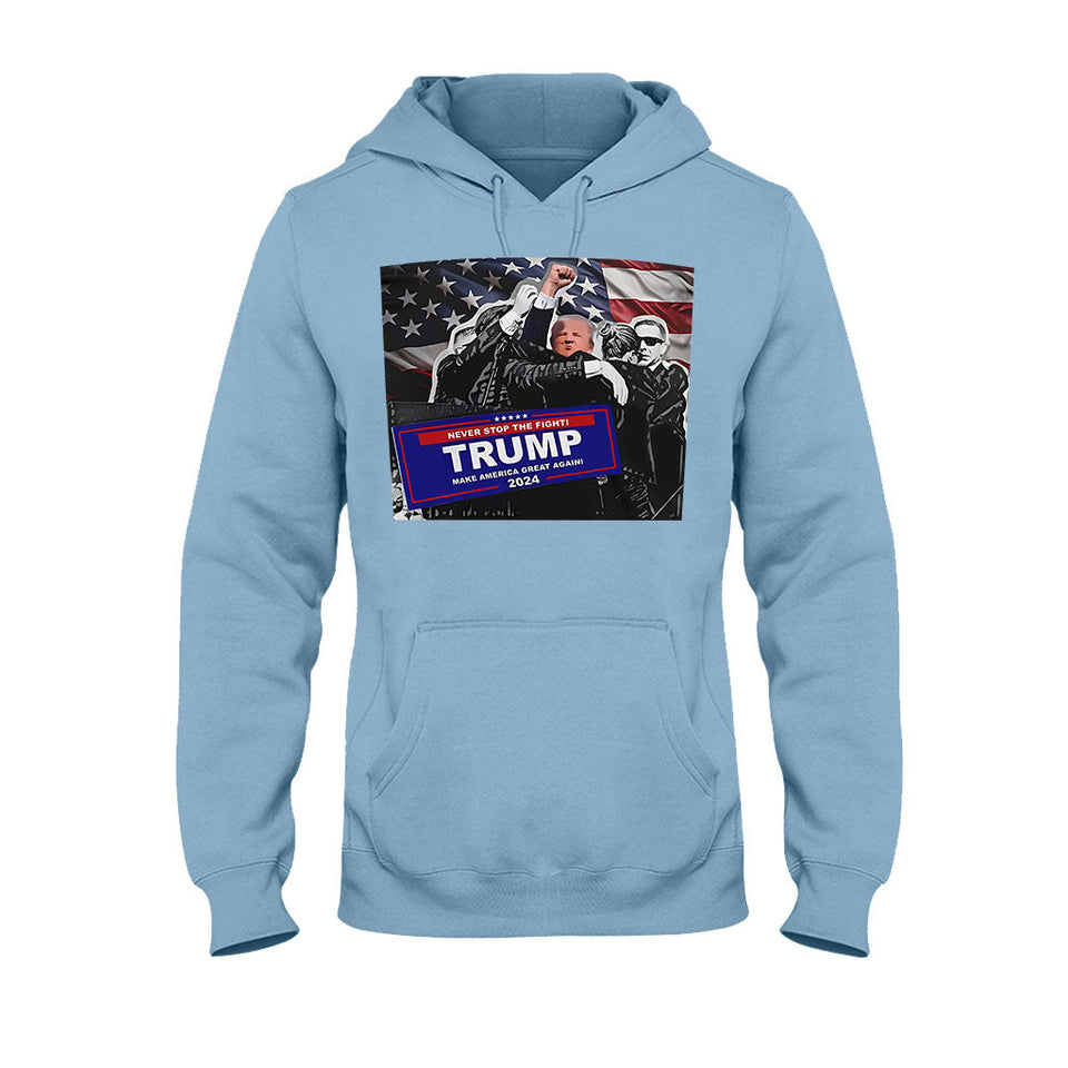 United We Stand Shirt, Never Surrender Shirt, Fight For America T-shirt, 2024 Rally Shirt, Fight Fight Fight Shirt