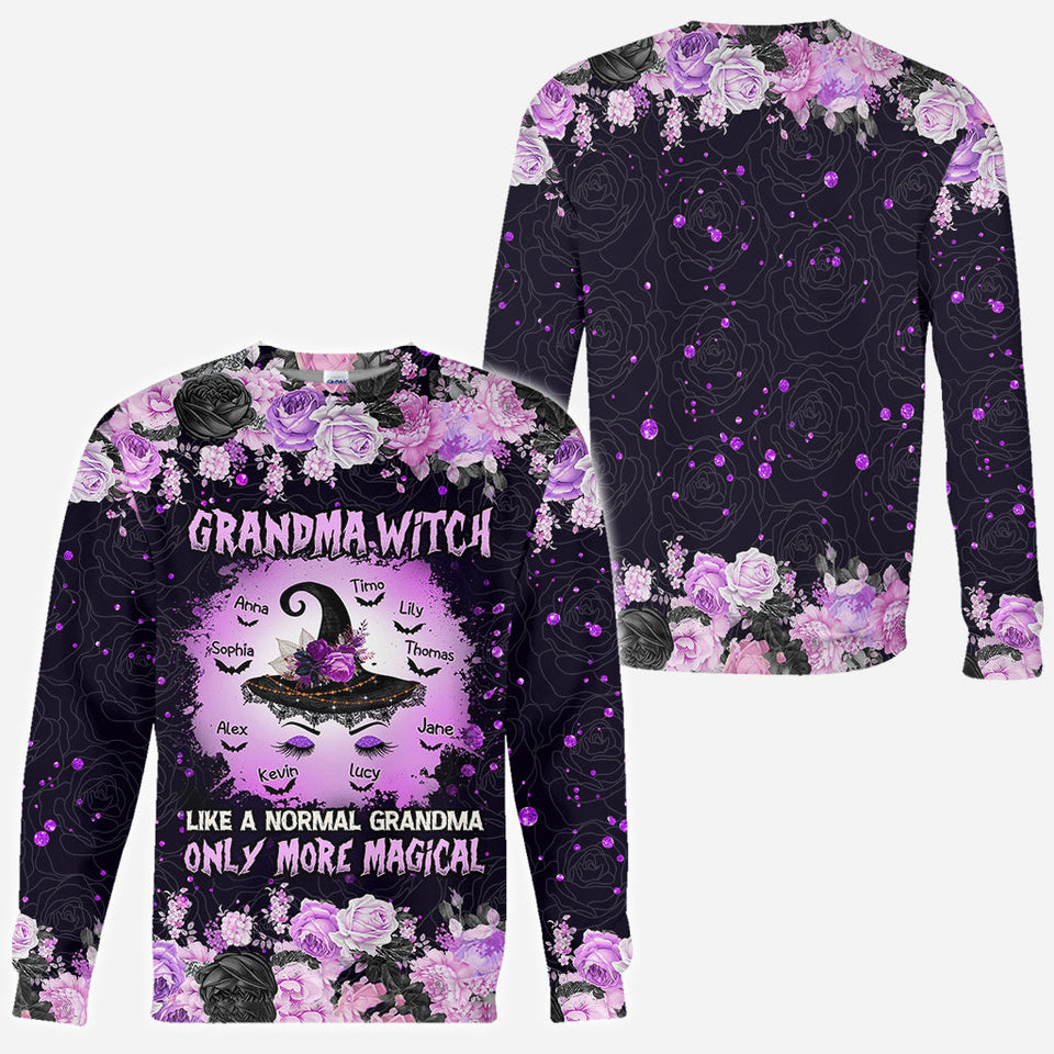 Grandma Witch - Personalized Grandma All Over Shirt