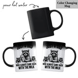 Just A Dad Who Always Came Back With The Milk - Personalized Father Mug
