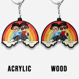 I Like You And I Love You - Personalized LGBT Support Keychain
