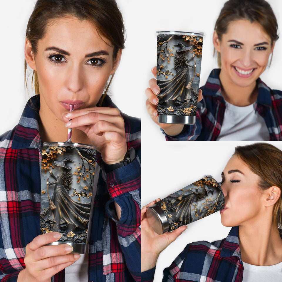 Beautiful Witch - Personalized Witch Tumbler