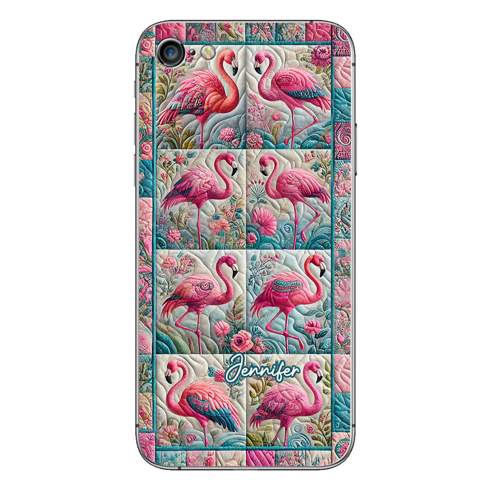 Vintage Flamingo - Personalized Flamingo Phone Case
