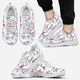 I Miss Sitting Down - Personalized Nurse Sneakers