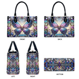 Beautiful Butterfly - Personalized Butterfly Leather Handbag