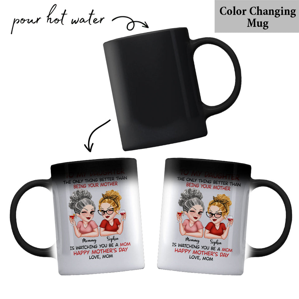 To My Daughter Happy Mother‘s Day - Personalized Daughter Mug