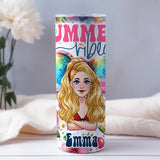 Summer Vibes - Personalized Sea Lover Skinny Tumbler