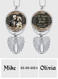 Till Death Do Us Part - Personalized Couple Wings Ornament