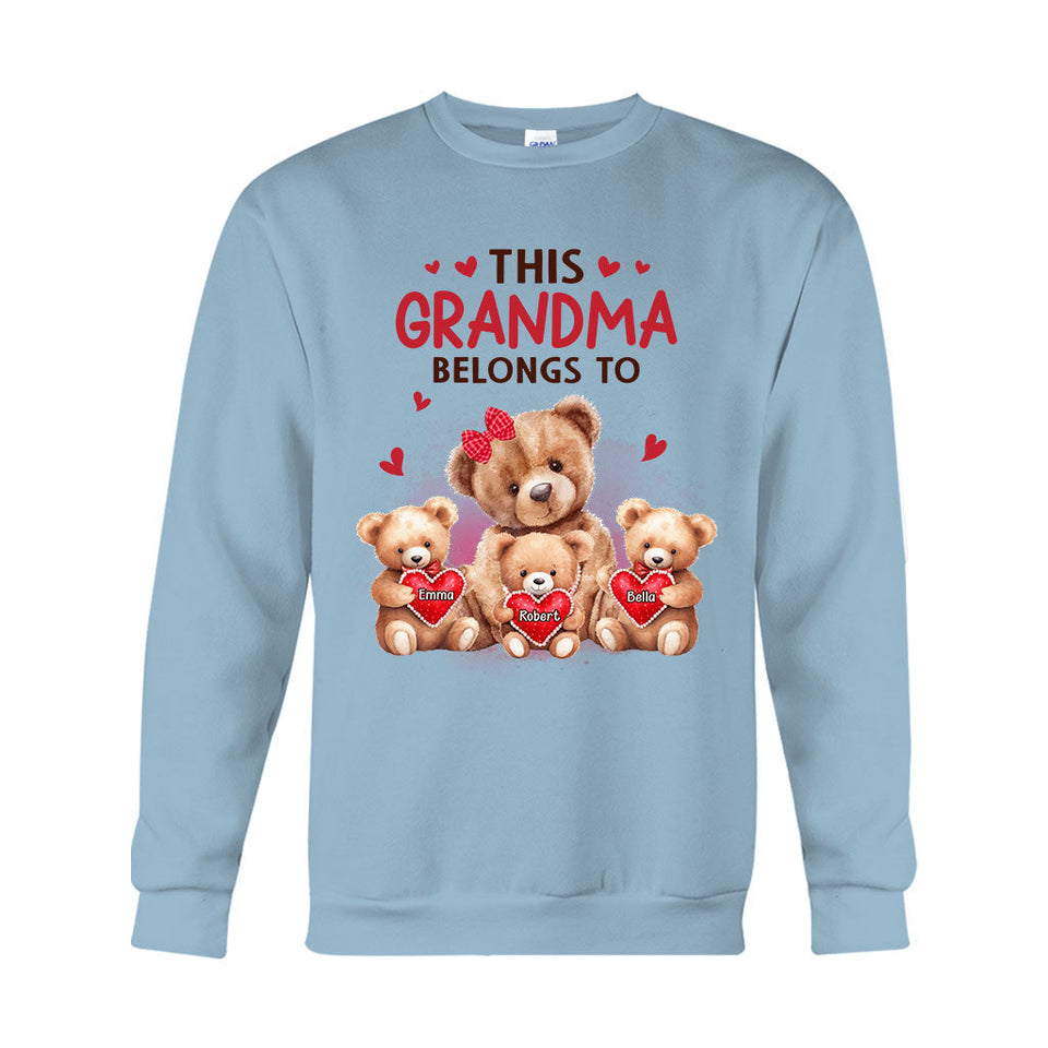 This Grandma Belongs To - Personalized Grandma T-shirt And Hoodie
