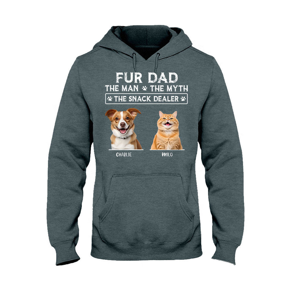 Fur Dad - Personalized Dog T-shirt And Hoodie
