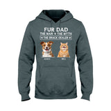 Fur Dad - Personalized Dog T-shirt And Hoodie