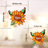 Blessed To Be Called Nana Grandma Gigi - Personalized Grandma Window Hanging Suncatcher Ornament
