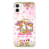 Mama Bear - Personalized Mother Clear Phone Case