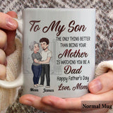 Happy Father's Day, My Son! - Personalized Father Mug