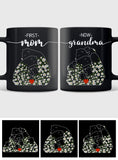 First Mom Now Grandma Bear Daisy - Personalized Grandma Mug