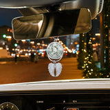 My Mind Still Talks To You - Personalized Memorial Wings Ornament