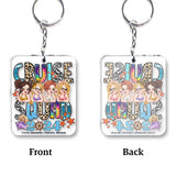 Cruise Squad 2024 - Personalized Cruising Custom Shaped Keychain