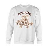 Cute Elephant - Personalized Grandma T-shirt And Hoodie